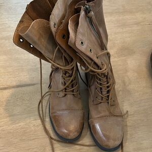 ALDO Brown Lace-Up Boots